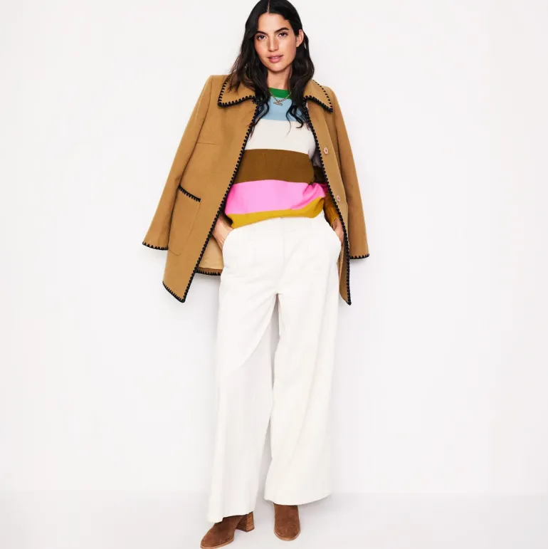 Eva Cashmere Crew Neck Sweater-Multi, Rainbow-Boden Fashion