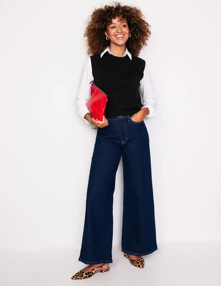 Eva Cashmere Vest--Boden Fashion