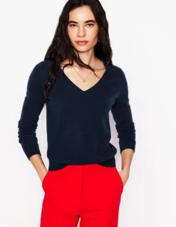 Eva Cashmere V-Neck Sweater--Boden Best Sale