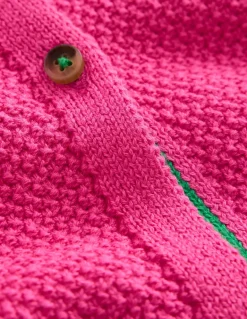 Everyday Cotton Cardigan-Sorbet Pink-Boden Clearance