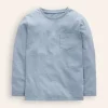 Everyday Long Sleeve T-Shirt-Pebble Blue-Boden Cheap