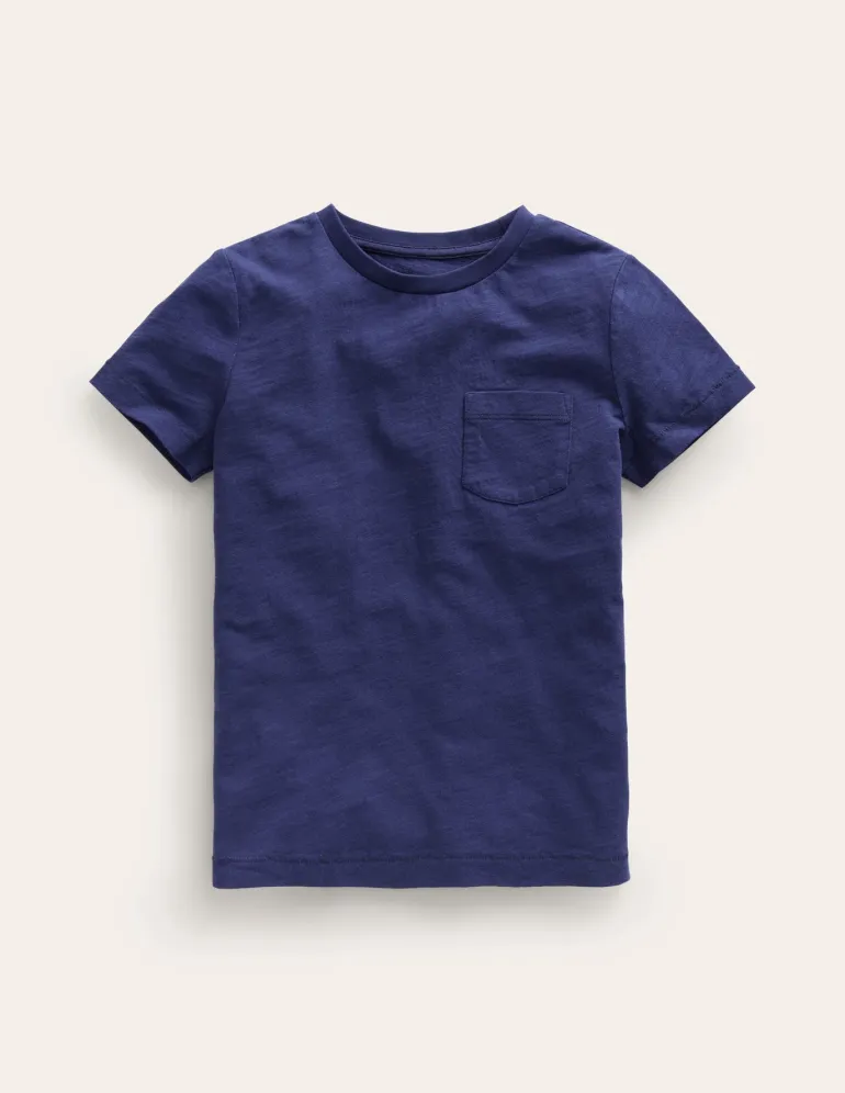 Everyday Short Sleeve T-Shirt-College Navy-Boden Fashion