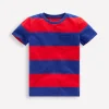 Everyday Short Sleeve T-Shirt-Rockabilly Red / Orion Blue-Boden Outlet
