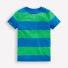 Everyday Short Sleeve T-Shirt-Sapling Green / Starboard Blue-Boden Store