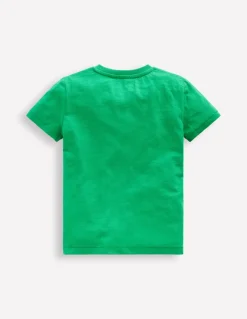 Everyday Short Sleeve T-Shirt-Sapling Green-Boden New