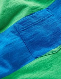 Everyday Short Sleeve T-Shirt-Sapling Green / Starboard Blue-Boden Store