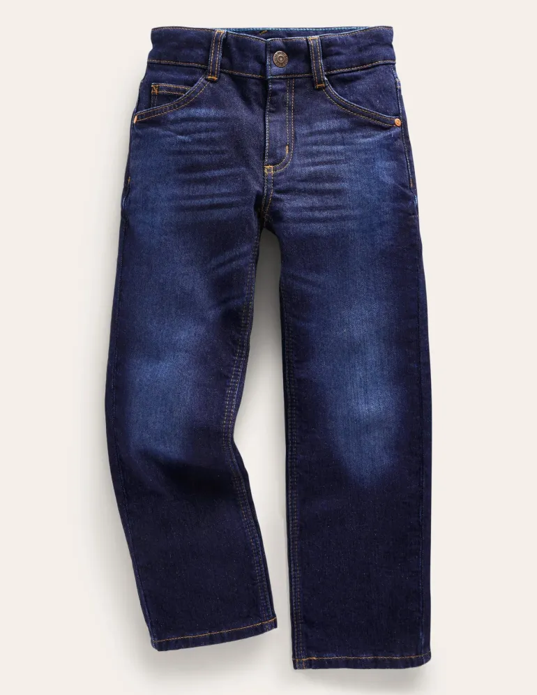 Everyday Straight Jeans-Dark Wash Denim-Boden Shop