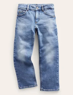 Everyday Straight Jeans-Mid Wash Denim-Boden Clearance
