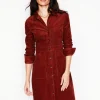 Flora Cord Shirt Dress--Boden Store
