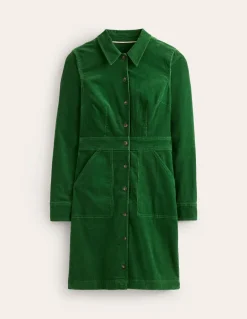 Flora Cord Shirt Dress--Boden Sale