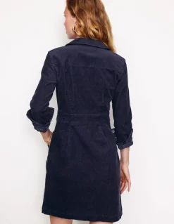 Flora Cord Shirt Dress--Boden Shop