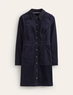 Flora Cord Shirt Dress--Boden Shop