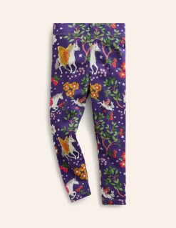 Fun Leggings-Blue Enchanted Unicorn-Boden Best Sale