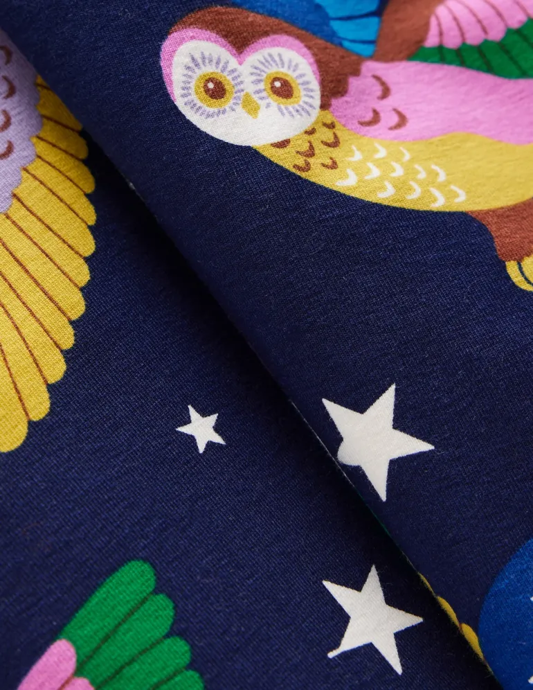 Fun Leggings-College Navy Owls-Boden Best Sale