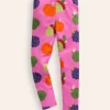 Fun Leggings-Cosmos Pink Strawberry Patch-Boden New