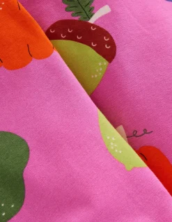 Fun Leggings-Cosmos Pink Strawberry Patch-Boden New