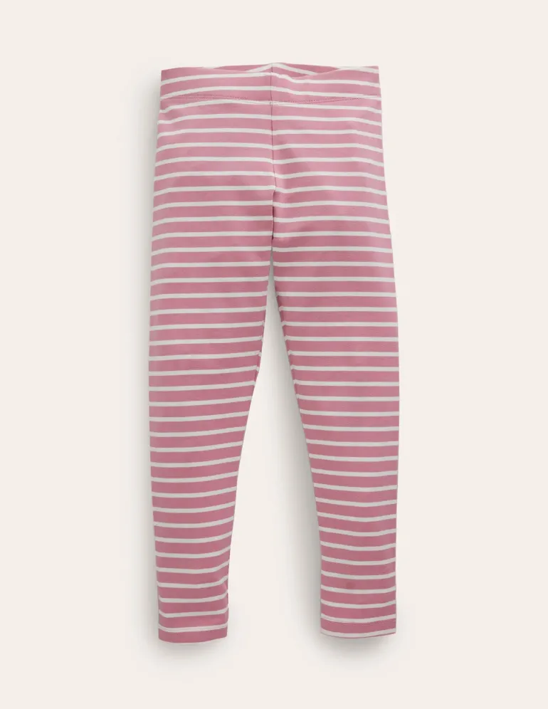 Fun Leggings-Formica Pink/Ivory Stripe-Boden Store
