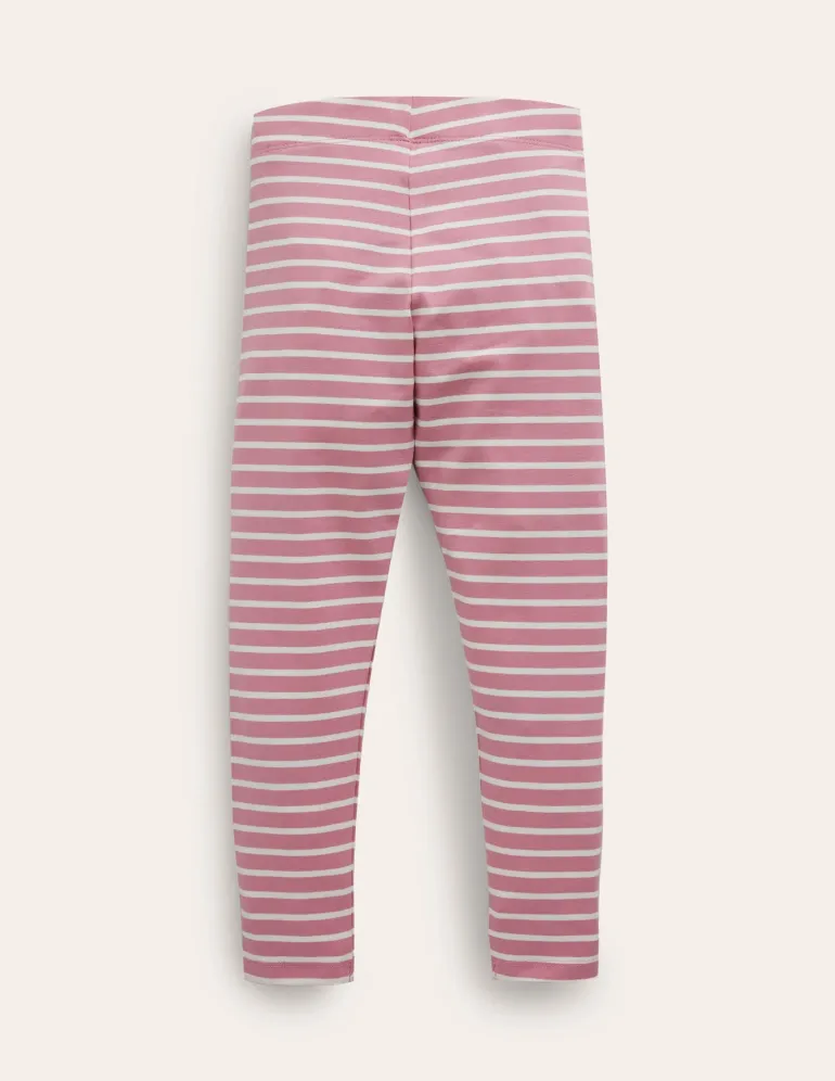 Fun Leggings-Formica Pink/Ivory Stripe-Boden Store