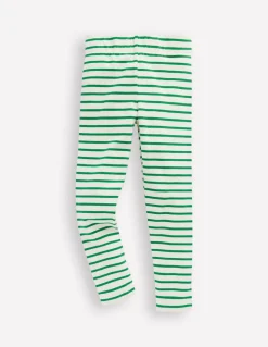 Fun Leggings-Green Stripe-Boden Shop