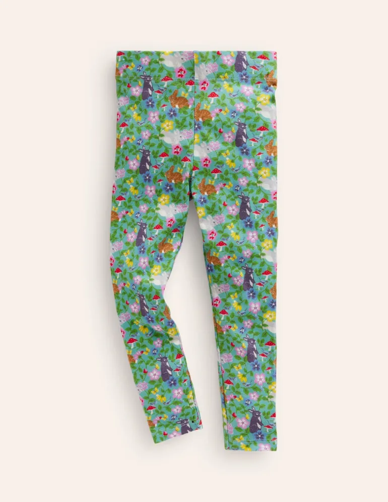 Fun Leggings-Green Stripe-Boden Cheap