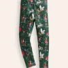 Fun Leggings-Ivy Green Festive Woodland-Boden Store