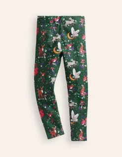 Fun Leggings-Ivy Green Festive Woodland-Boden Store