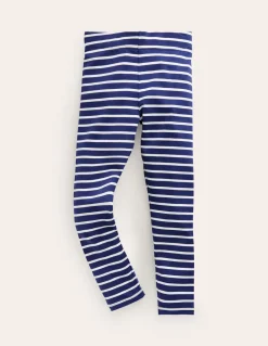Fun Leggings-Starboard Blue / Ivory-Boden Fashion