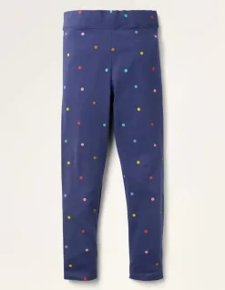 Fun Leggings-Starboard Blue Confetti Spot-Boden Best Sale
