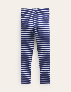 Fun Leggings-Starboard Blue / Ivory-Boden Fashion