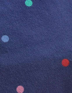 Fun Leggings-Starboard Blue Confetti Spot-Boden Best Sale
