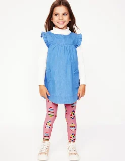 Fun Leggings-Vintage Pink Christmas Trees-Boden Clearance