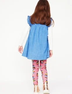 Fun Leggings-Vintage Pink Christmas Trees-Boden Clearance