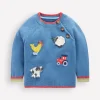 Fun Logo Sweater-Bluejay Farm-Boden New
