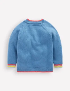 Fun Logo Sweater-Bluejay Farm-Boden New