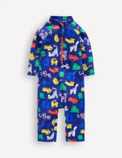 Fun Sun Safe Surfsuit-Sapphire Blue Rainbow Pets-Boden Cheap