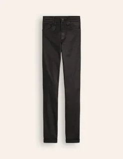 Girlfriend Jeans-Black Coated-Boden Hot