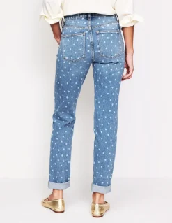 Girlfriend Jeans-Laser Spot-Boden Sale