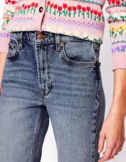 Girlfriend Jeans-Light Vintage-Boden Clearance