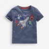 Glow Superstitch T-shirt-Robot Blue Space-Boden Flash Sale