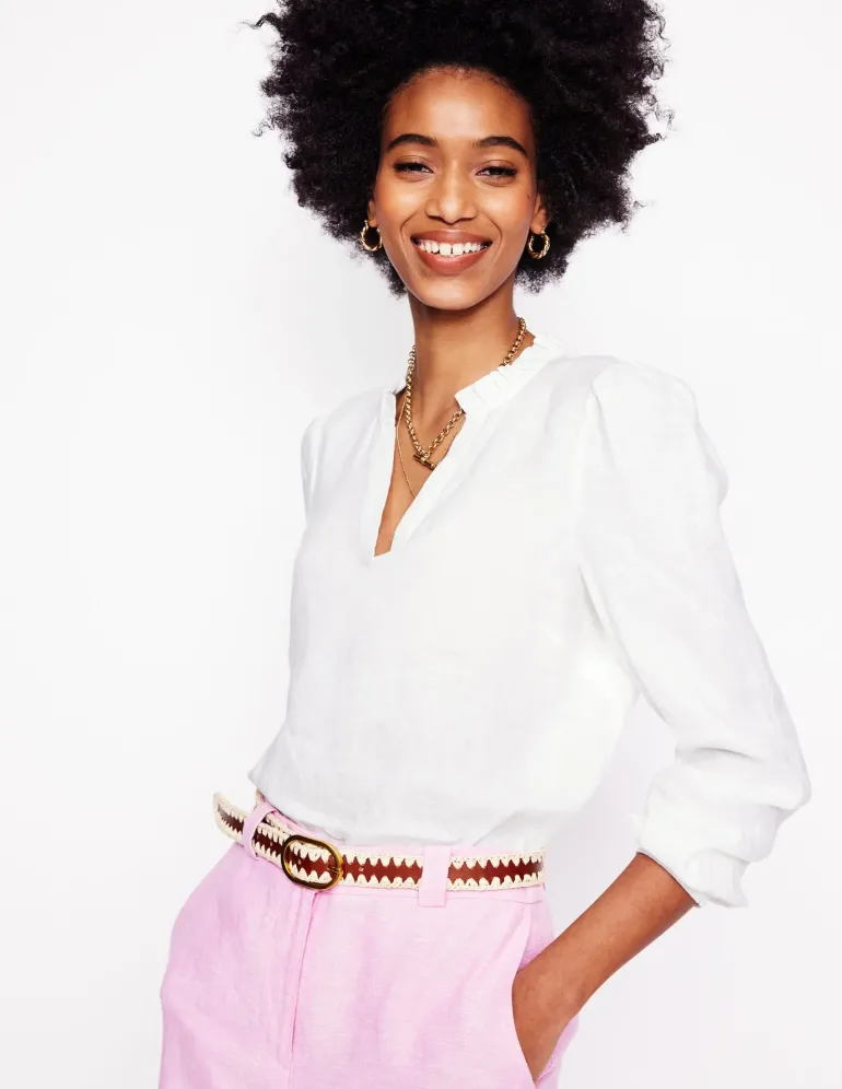 Grace Linen Top--Boden Store
