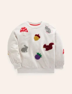 Graphic Boucle Sweatshirt--Boden Sale