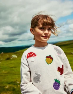 Graphic Boucle Sweatshirt--Boden Sale