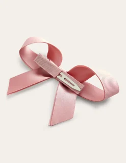 Grosgrain Hair Bow-Boto Pink-Boden Online