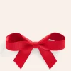 Grosgrain Hair Bow-Poppy Red-Boden New