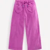 Heart Pocket Velour Sweatpants-Foxglove Purple-Boden Best