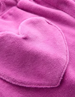 Heart Pocket Velour Sweatpants-Foxglove Purple-Boden Best