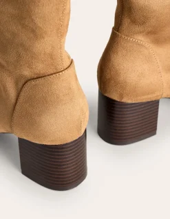 Heeled Stretch Knee Boots--Boden Cheap