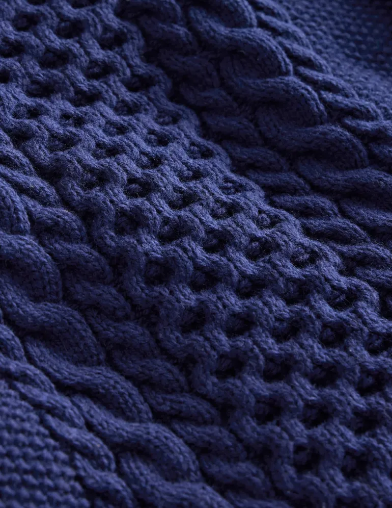 Heritage Cable Sweater-College Navy-Boden Flash Sale