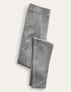 High Rise Jersey Leggings-Charcoal Marl-Boden Outlet