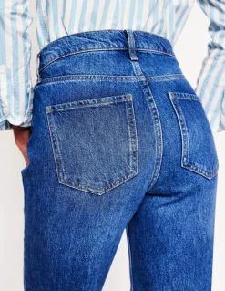 High Rise Straight Leg Jeans-Mid Vintage-Boden Cheap
